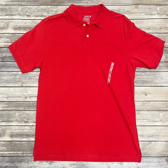NWT Old Navy Short Sleeve Pique Cotton Polo defect - Picture 4 of 8